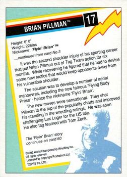 1992 Topps WCW European #17 Brian Pillman Back