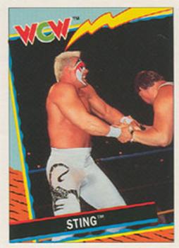 1992 Topps WCW European #57 Sting Front