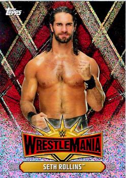 2019 Topps WWE Road to Wrestlemania - Wrestlemania 35 Roster Foil #WM-19 Seth Rollins Front