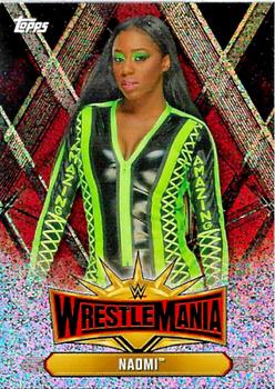 2019 Topps WWE Road to Wrestlemania - Wrestlemania 35 Roster Foil #WM-41 Naomi Front