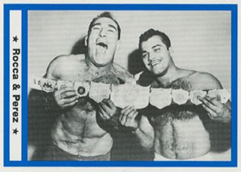 1991 Imagine Wrestling Legends #29 Rocca & Perez Front