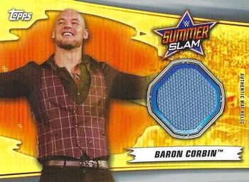 2019 Topps WWE SummerSlam - Mat Relics Silver #MR-BC Baron Corbin Front