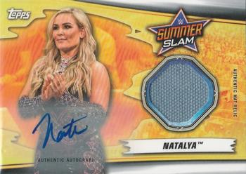 2019 Topps WWE SummerSlam - Mat Relic Autographs #MRA-NT Natalya Front