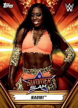 2019 Topps WWE SummerSlam - Bronze #48 Naomi Front