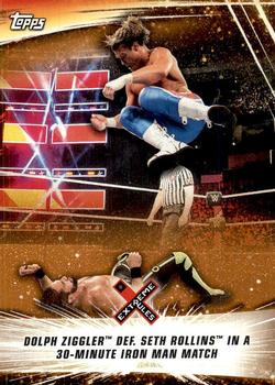 2019 Topps WWE SummerSlam - Bronze #83 Dolph Ziggler def. Seth Rollins in a 30-Minute Iron Man Match Front