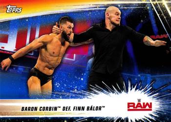 2019 Topps WWE SummerSlam - Blue #88 Baron Corbin def. Finn Bálor Front