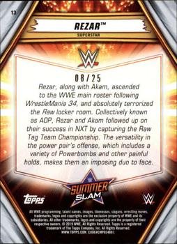 2019 Topps WWE SummerSlam - Silver #13 Rezar Back