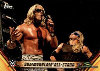 2019 Topps WWE SummerSlam - SummerSlam All-Stars #MSS-11 Edge & Christian Retain the Tag Team Championship in the First TLC Match Front