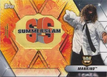 2019 Topps WWE SummerSlam - SummerSlam Manufactured Logo Relics #SLR-MK Mankind Front
