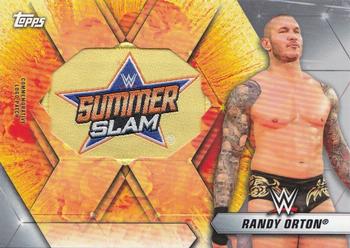 2019 Topps WWE SummerSlam - SummerSlam Manufactured Logo Relics Silver #SLR-RO Randy Orton Front