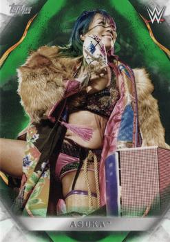 2019 Topps WWE Undisputed - Green #6 Asuka Front