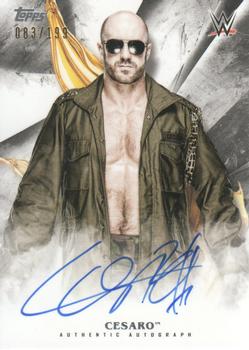 2019 Topps WWE Undisputed - Undisputed Autographs #A-CE Cesaro Front