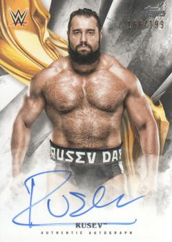 2019 Topps WWE Undisputed - Undisputed Autographs #A-RU Rusev Front