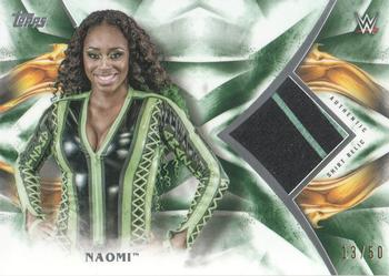 2019 Topps WWE Undisputed - Undisputed Relic - Green #UR-NM Naomi Front