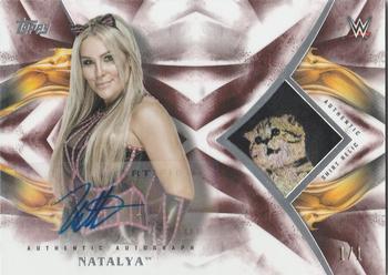 2019 Topps WWE Undisputed - Undisputed Auto Relic - Red #UAR-NN Natalya Front