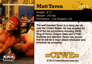 2012 CTWE #NNO Matt Taven Back