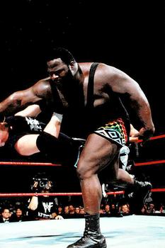1999 Comic Images WWF Wrestlemania Live Photocards #41 Mark Henry Front