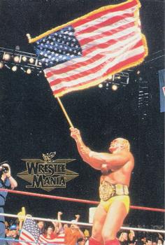 1999 Comic Images WWF Wrestlemania Live Photocards - Gold Foil #2 Hulk Hogan Front