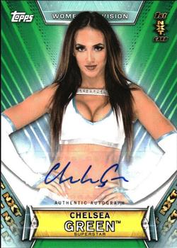 2019 Topps WWE Women's Division - Autographs Green #A-CG Chelsea Green Front