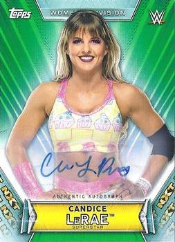 2019 Topps WWE Women's Division - Autographs Green #A-CL Candice LeRae Front