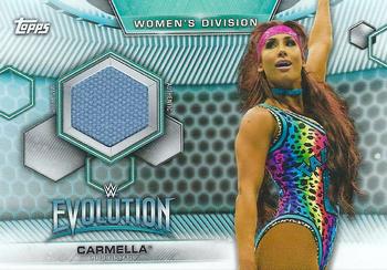 2019 Topps WWE Women's Division - Mat Relic #MR-CM Carmella Front