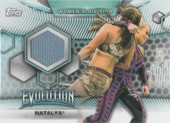 2019 Topps WWE Women's Division - Mat Relic #MR-NT Natalya Front