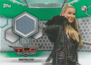 2019 Topps WWE Women's Division - Mat Relic Green #MR-NA Natalya Front