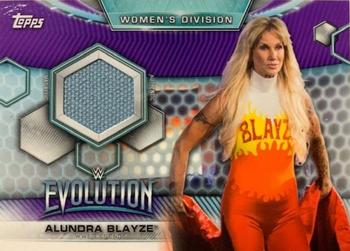 2019 Topps WWE Women's Division - Mat Relic Purple #MR-MD Alundra Blayze Front