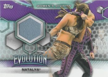 2019 Topps WWE Women's Division - Mat Relic Purple #MR-NT Natalya Front