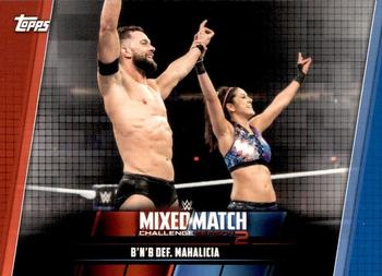 2019 Topps WWE Women's Division - Mixed Match Challenge Season 2 #MMC-13 B'N'B def. Mahalicia Front