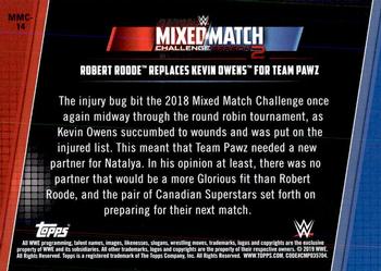 2019 Topps WWE Women's Division - Mixed Match Challenge Season 2 #MMC-14 Robert Roode Replaces Kevin Owens for Team Pawz Back