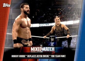 2019 Topps WWE Women's Division - Mixed Match Challenge Season 2 #MMC-14 Robert Roode Replaces Kevin Owens for Team Pawz Front
