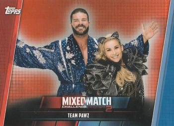 2019 Topps WWE Women's Division - Mixed Match Challenge Season 2 Orange #MMC-5 Team Pawz Front