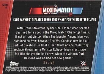 2019 Topps WWE Women's Division - Mixed Match Challenge Season 2 Orange #MMC-18 Curt Hawkins Replaces Braun Strowman for The Monster Eclipse Back