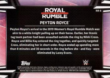 2019 Topps WWE Women's Division - Royal Rumble #RR-8 Peyton Royce Back