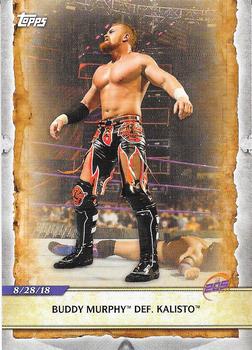 2020 Topps Road to WrestleMania #2 Buddy Murphy Def. Kalisto Front