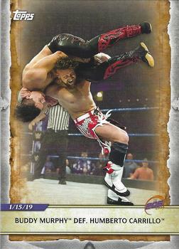 2020 Topps Road to WrestleMania #7 Buddy Murphy Def. Humberto Carrillo Front