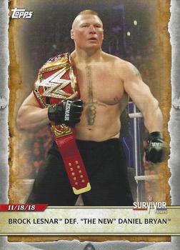 2020 Topps Road to WrestleMania #29 Brock Lesnar Def. 