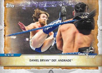 2020 Topps Road to WrestleMania #60 Daniel Bryan Def. Andrade Front