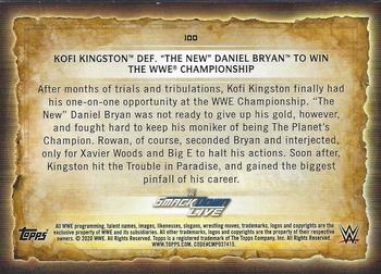 2020 Topps Road to WrestleMania #100 Kofi Kingston Def. 