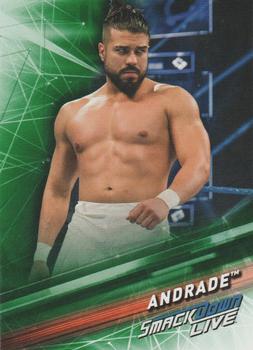 2019 Topps WWE SmackDown Live - Green #4 Andrade Front