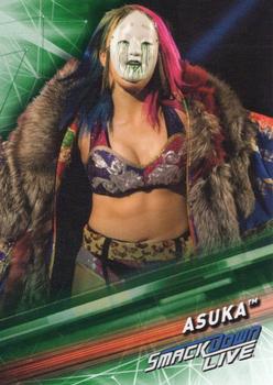 2019 Topps WWE SmackDown Live - Green #6 Asuka Front