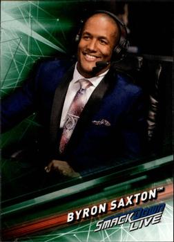 2019 Topps WWE SmackDown Live - Green #13 Byron Saxton Front