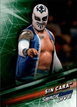2019 Topps WWE SmackDown Live - Green #50 Sin Cara Front