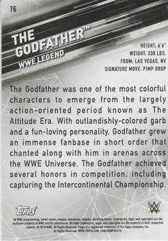 2019 Topps WWE SmackDown Live - Green #76 The Godfather Back