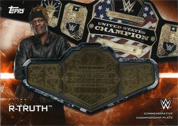 2019 Topps WWE SmackDown Live - SmackDown Championship Commemorative Relics Orange #SC-RT R-Truth Front