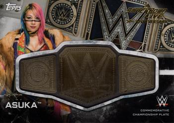 2019 Topps WWE SmackDown Live - SmackDown Championship Commemorative Relics 20th Anniversary #SC-AS Asuka Front