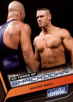 2019 Topps WWE SmackDown Live - 20 Years of SmackDown #SD-8 John Cena Debuts Front