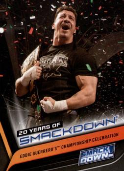 2019 Topps WWE SmackDown Live - 20 Years of SmackDown #SD-14 Eddie Guerrero's Championship Celebration Front