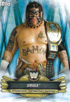 2019 Topps WWE SmackDown Live - Intercontinental Championship 40th Anniversary Continuation #IC-33 Umaga Front